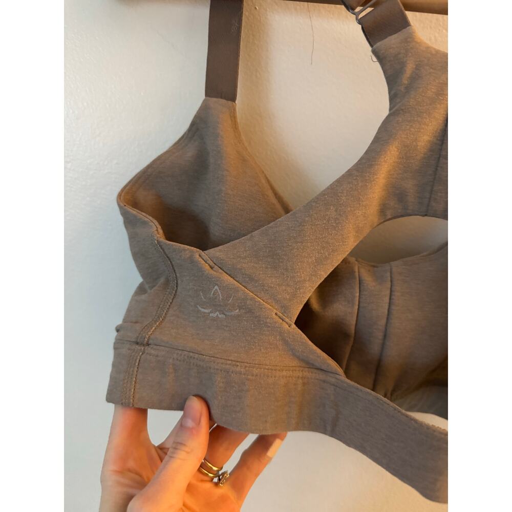 Beyond Yoga M Spacedye On Center Bra in Birch Heather - Picture 7 of 7